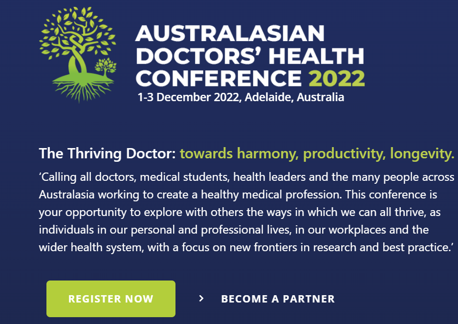 Register now for Australasian Doctors’ Health Conference Australian